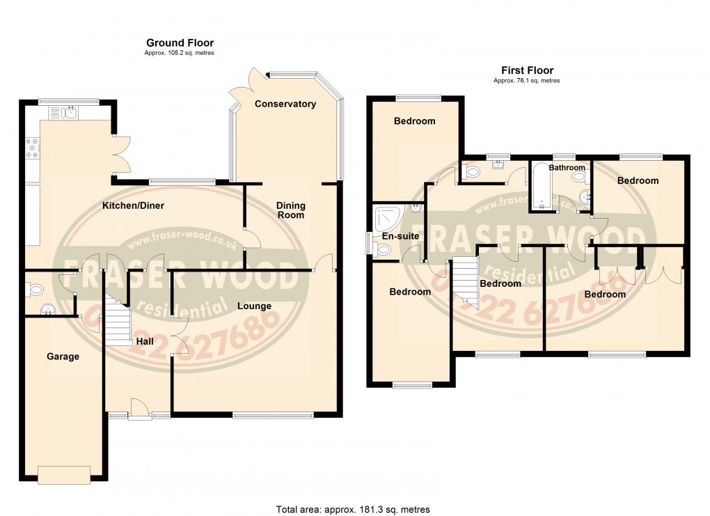 Floorplan for Brookhouse, Walsall, West Midlands