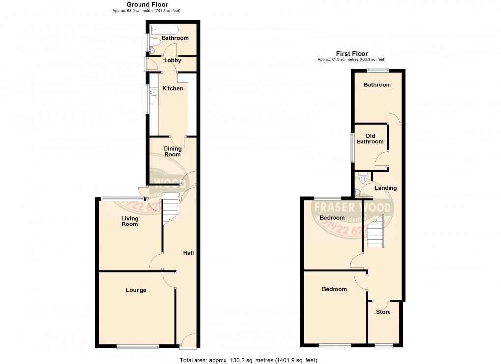 Floorplan for Chuckery, Walsall, West Midlands
