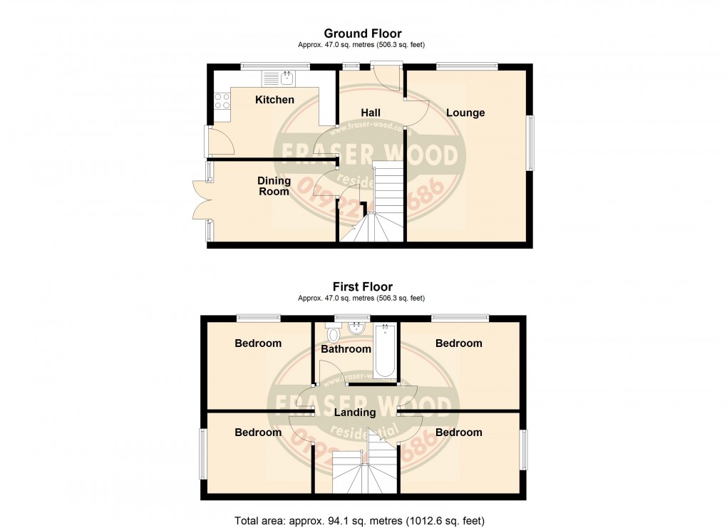 Floorplan for Park Hall, Walsall, West Midlands