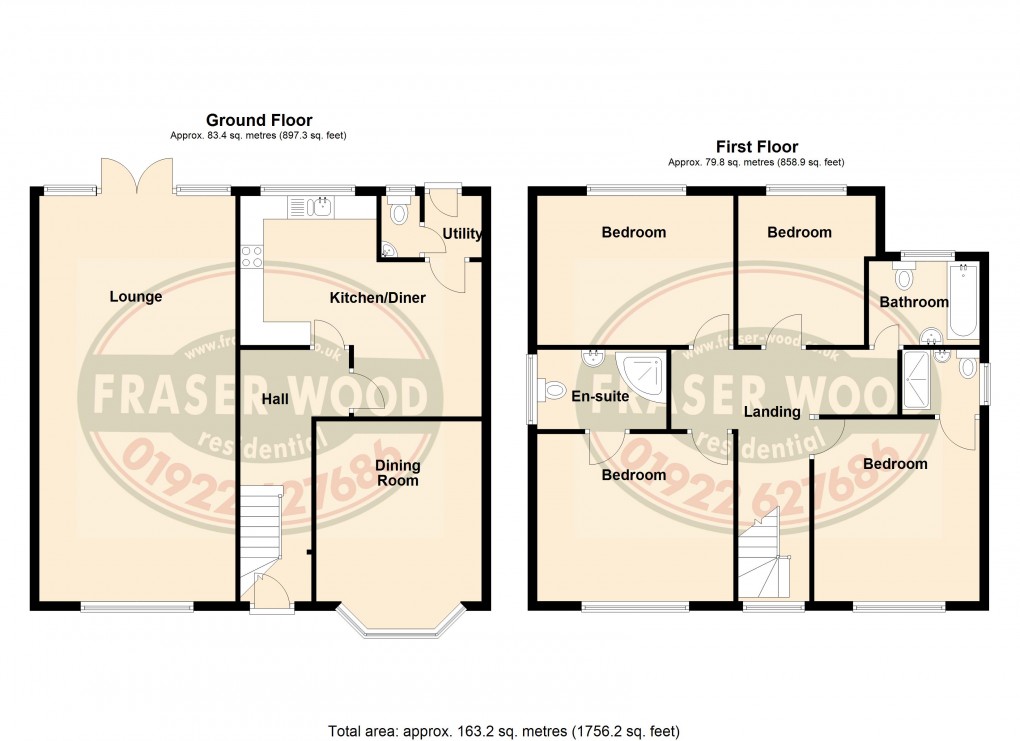 Floorplan for Bescot Road, Walsall, West Midlands