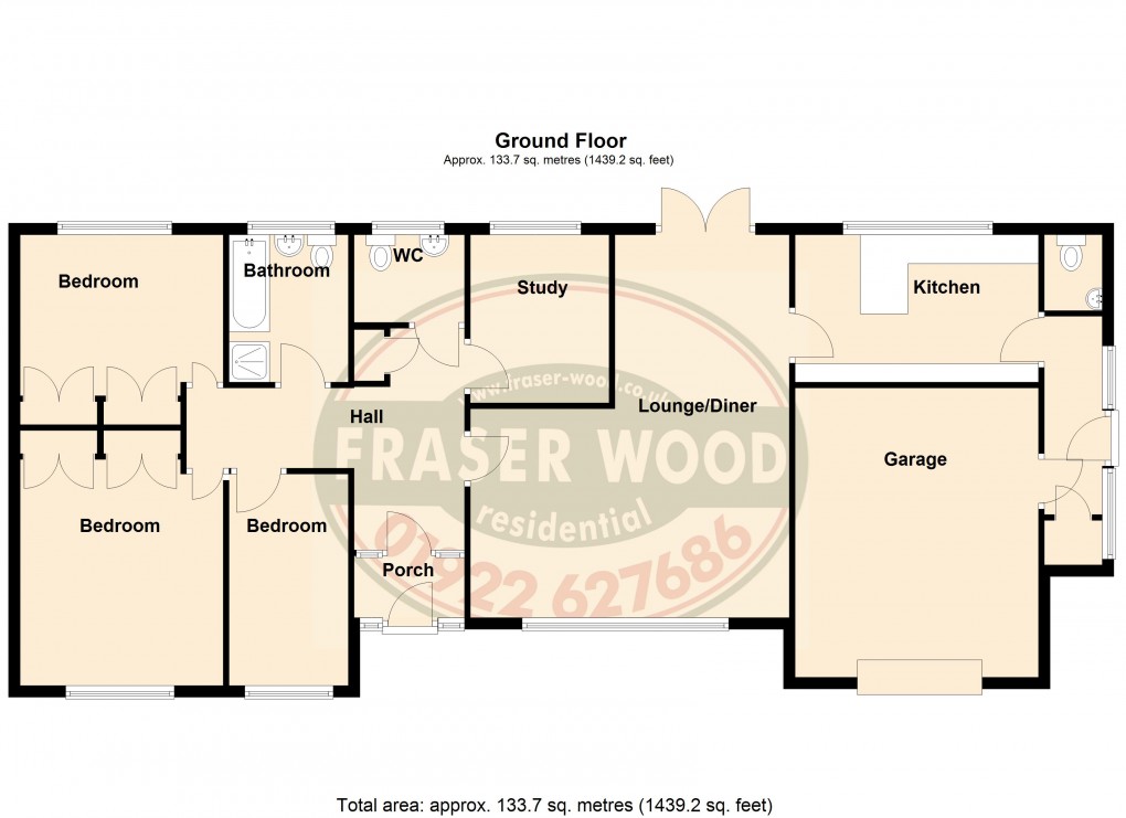 Floorplan for Stencills Road, Walsall, West Midlands