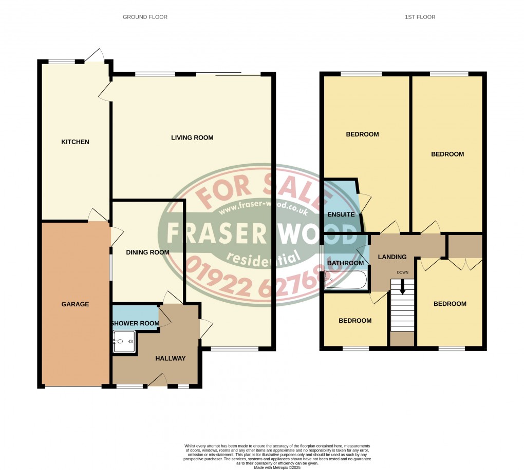 Floorplan for Ravensdale Gardens, Walsall, West Midlands