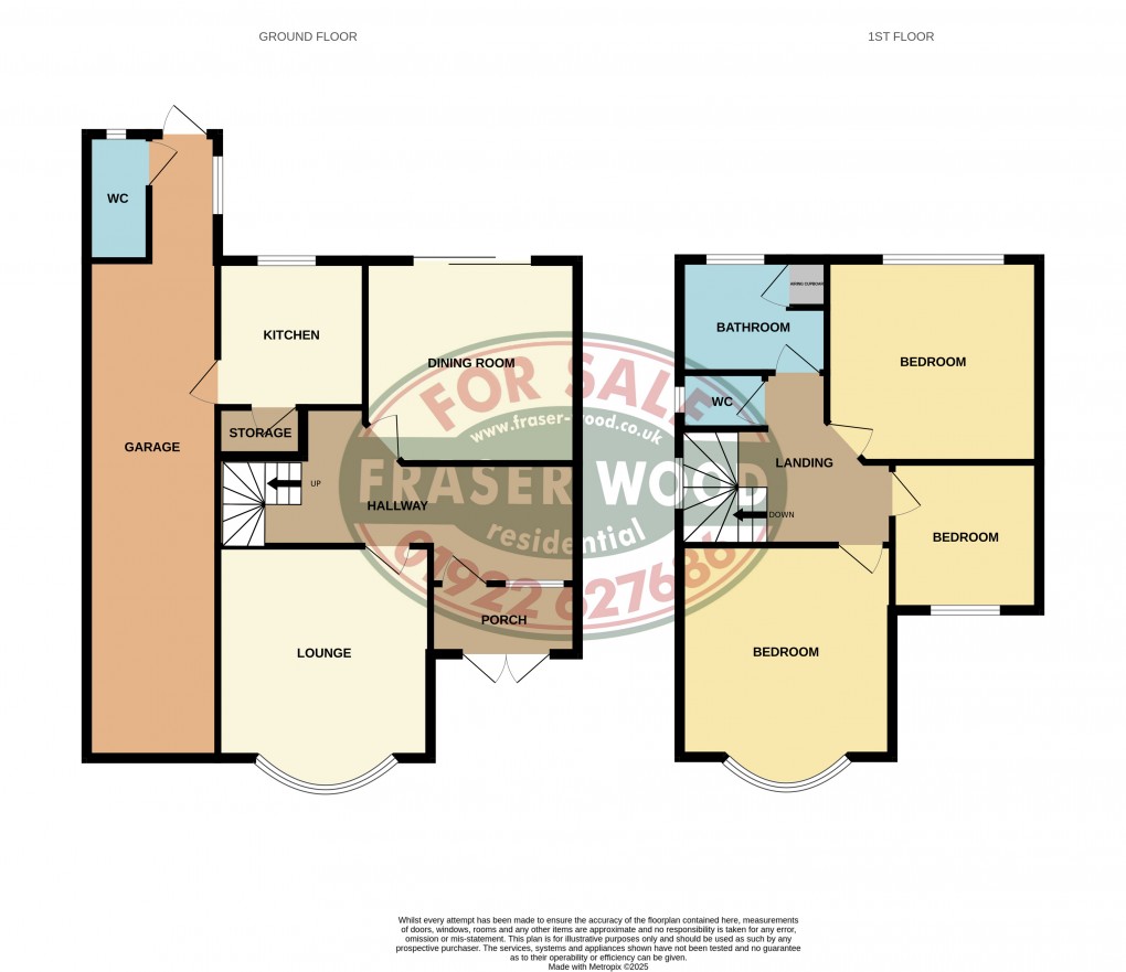 Floorplan for Somerset Road, Walsall, West Midlands