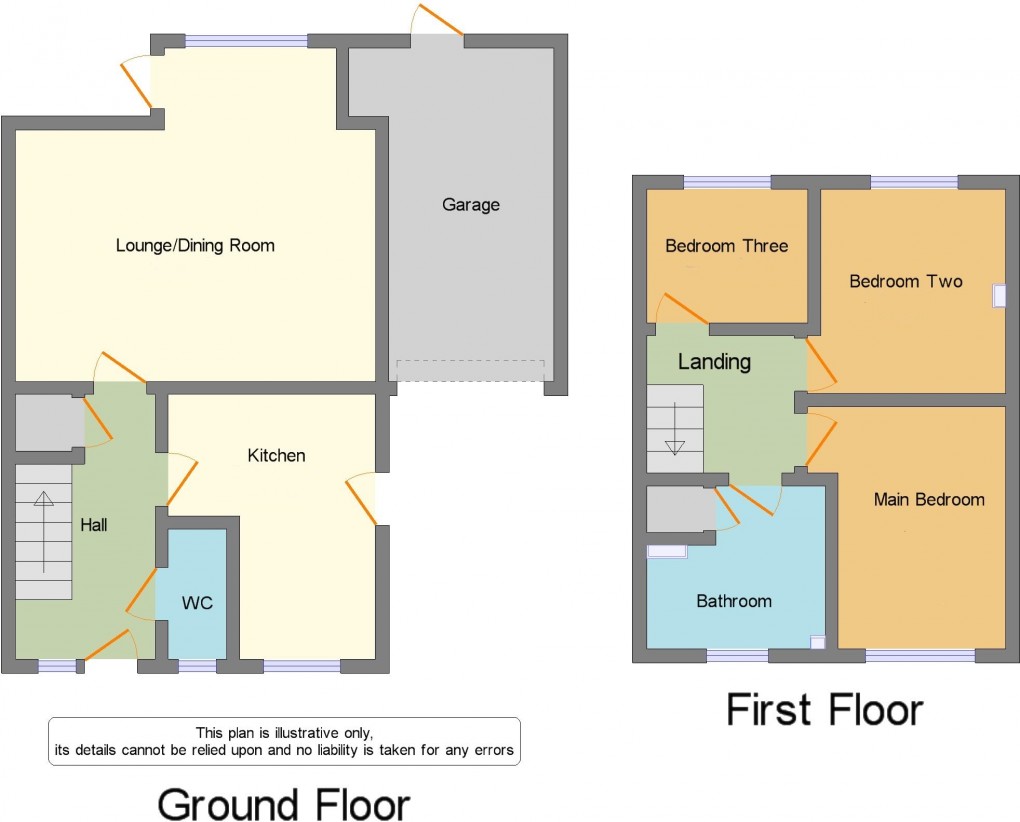 Floorplan for Cricket Close, Walsall, West Midlands