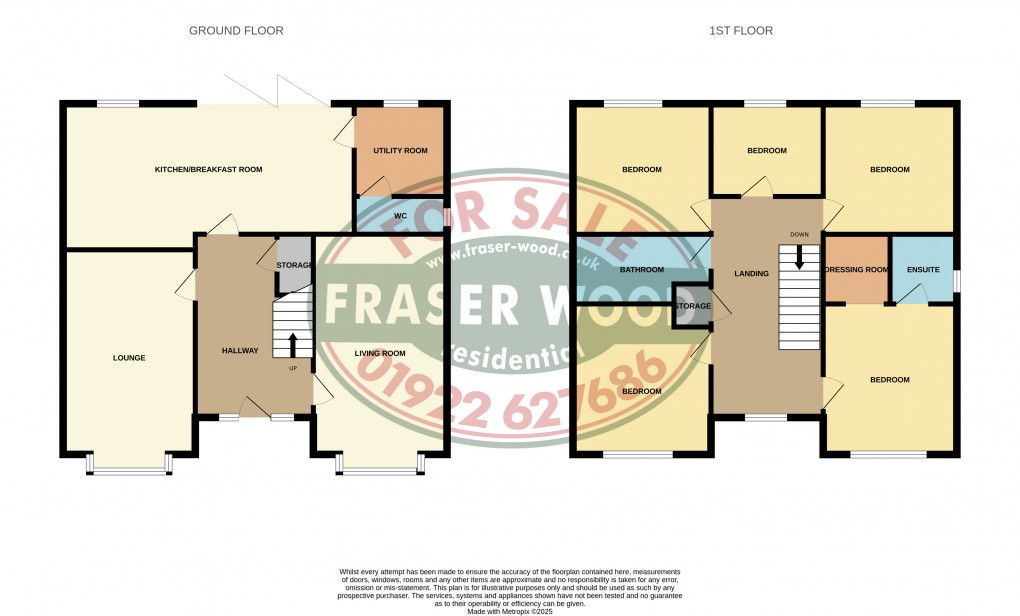 Floorplan for Bloxwich, West Midlands