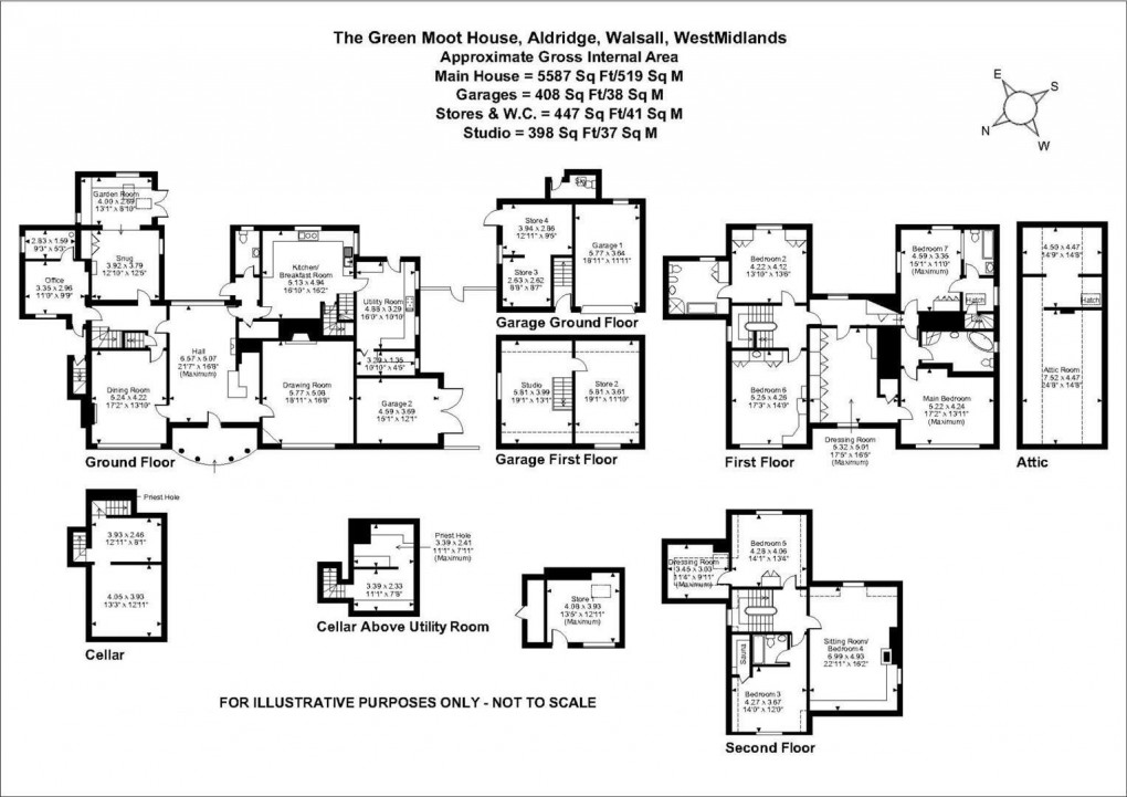 Floorplan for The Green, Aldridge, Walsall, West Midlands