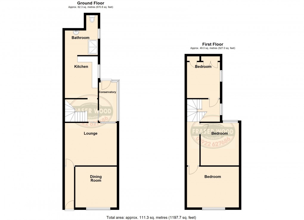 Floorplan for Sandwell Street, Walsall, West Midlands