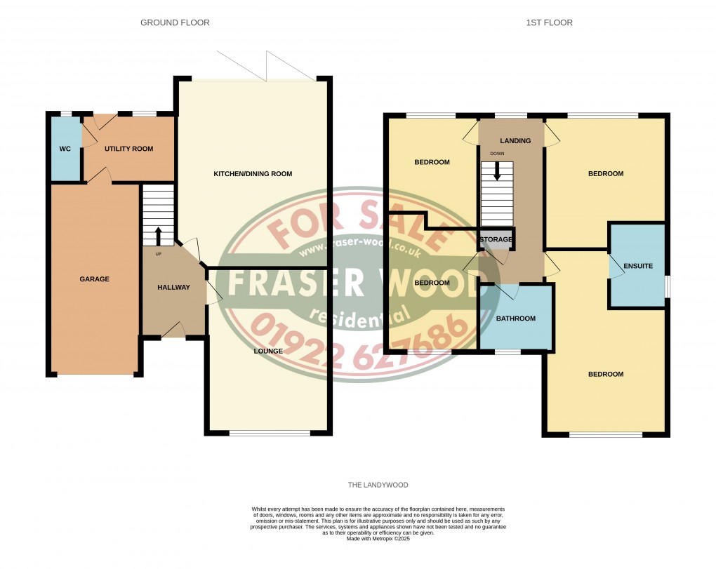 Floorplan for Bloxwich, Walsall, West Midlands