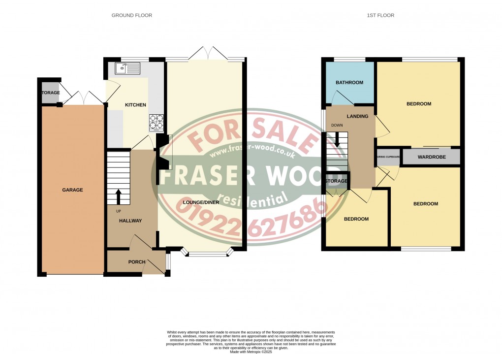 Floorplan for Pelsall, Walsall, West Midlands