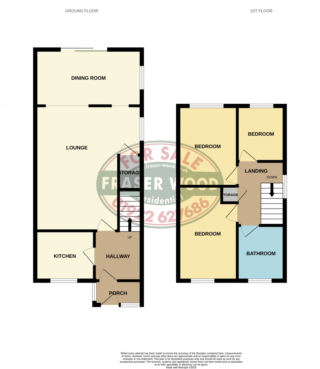 Floorplan for Emery Close, Walsall, West Midlands