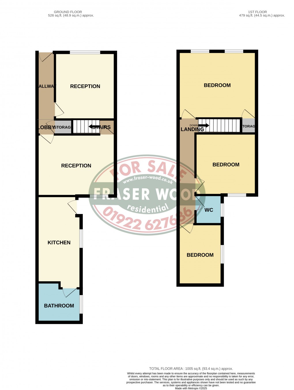 Floorplan for Wolverhampton Road, Walsall, West Midlands