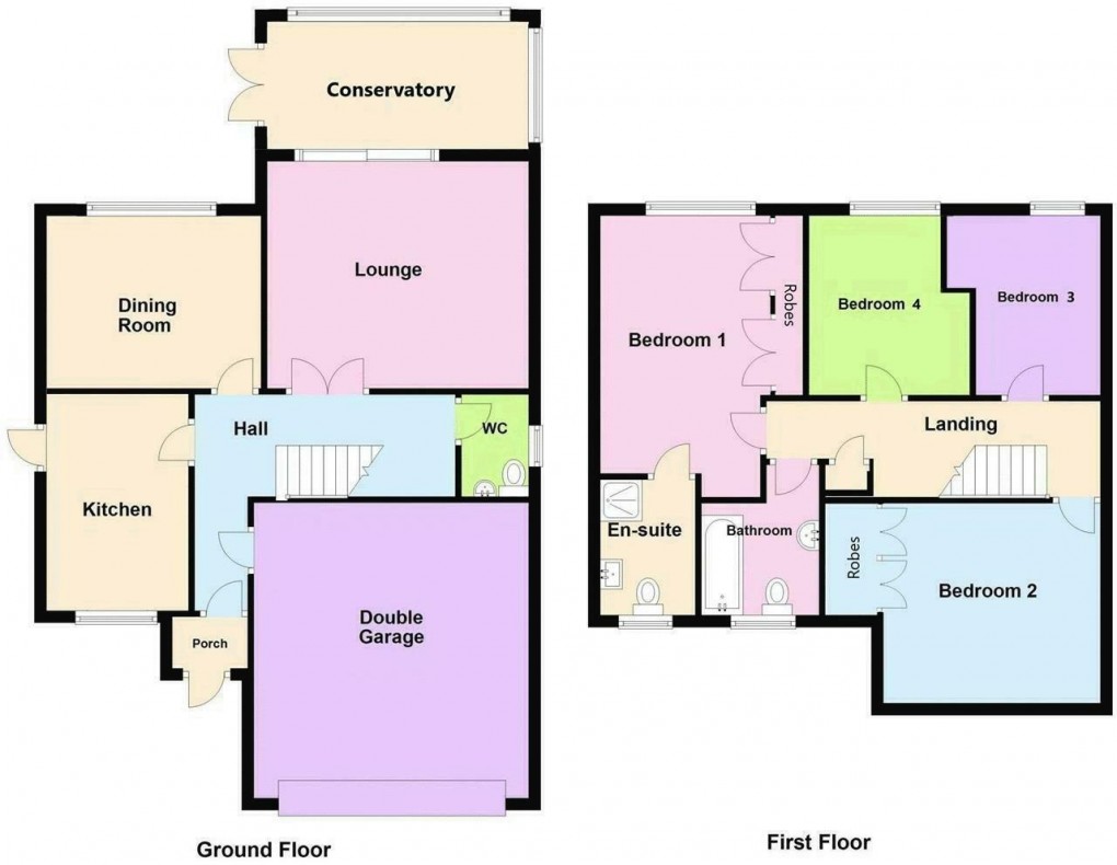 Floorplan for Cricket Close, Walsall, West Midlands