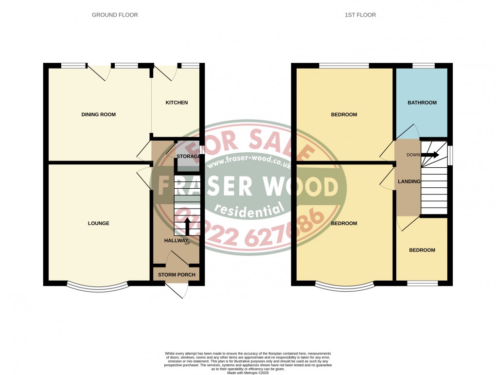 Floorplan for Tividale, Oldbury, West Midlands