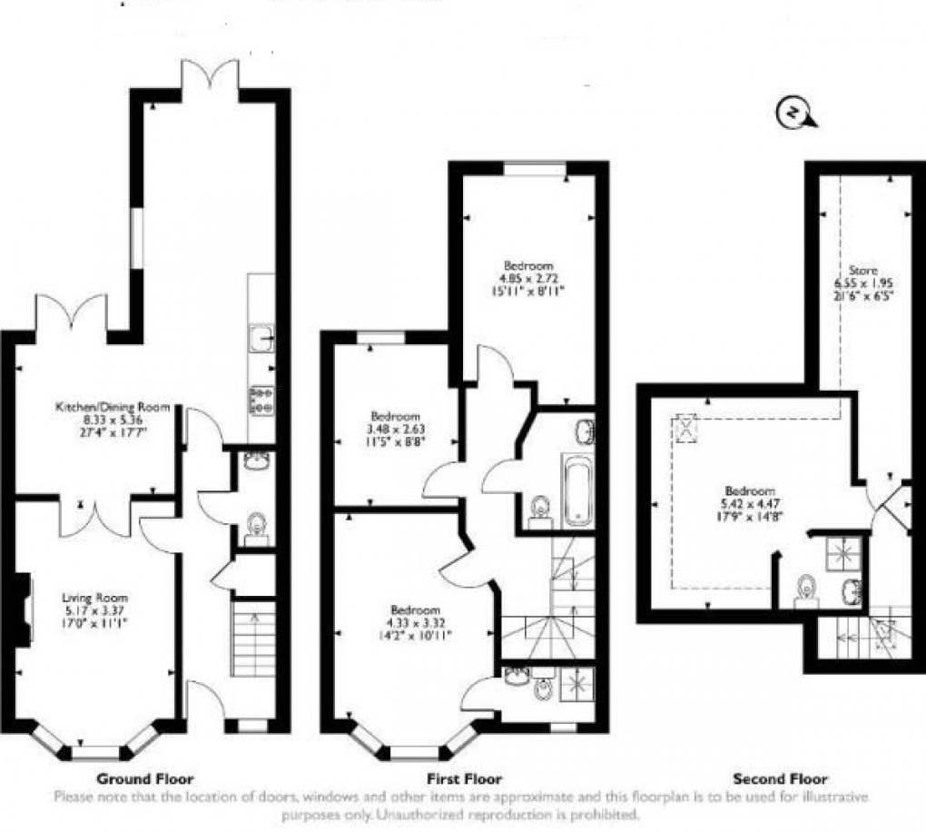 Floorplan for Great Wyrley, Walsall, Staffordshire