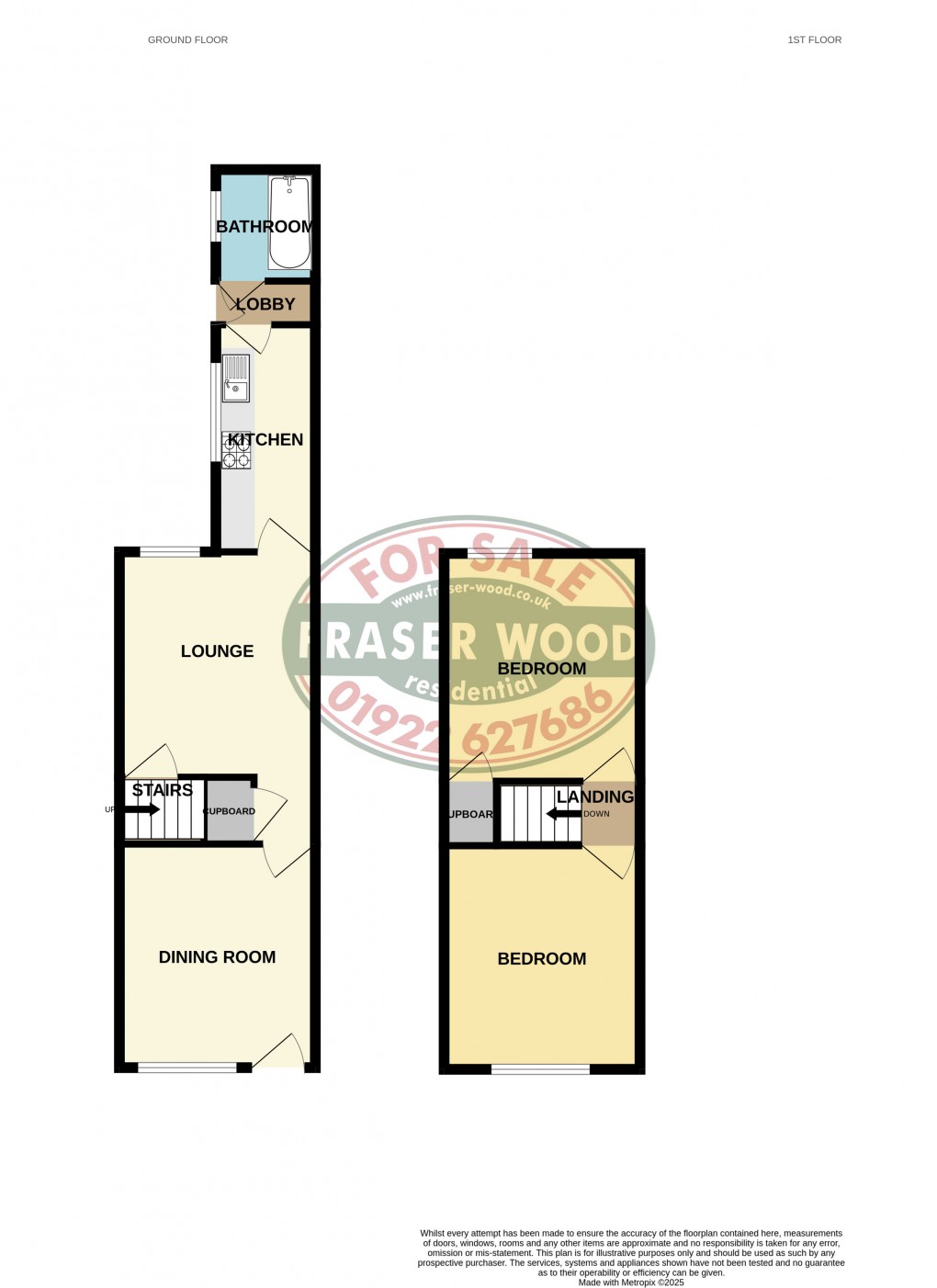 Floorplan for Miner Street, Walsall, West Midlands