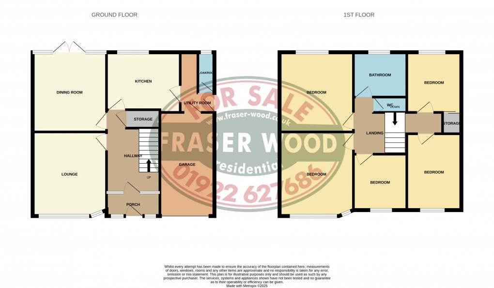 Floorplan for Rowan Road, Walsall, West Midlands