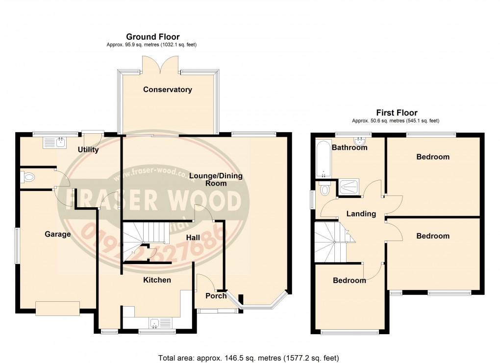 Floorplan for Great Barr, Birmingham, West Midlands