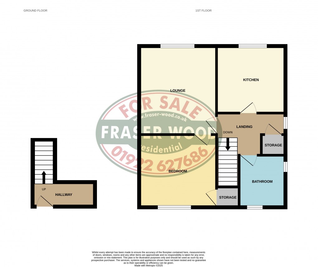 Floorplan for Wednesfield, Wolverhampton, West Midlands
