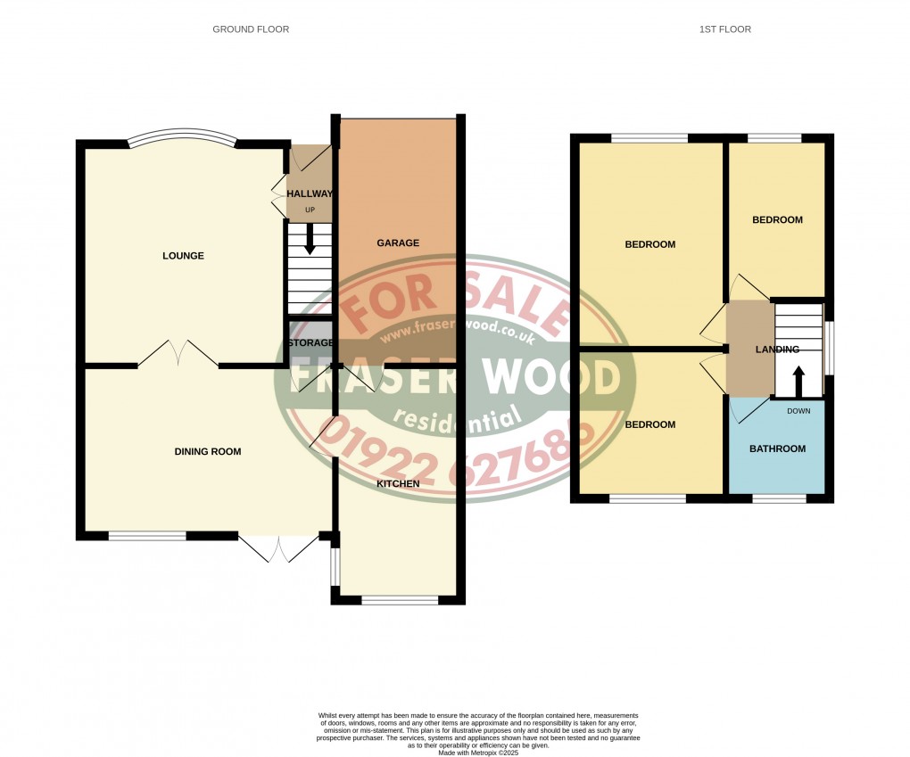 Floorplan for Armstrong Drive, Walsall, West Midlands