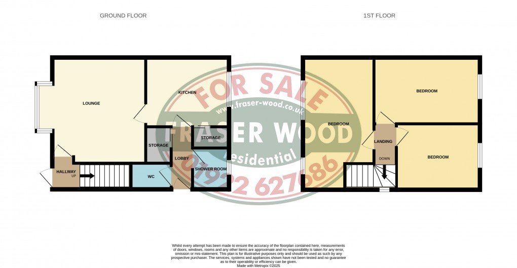 Floorplan for Brownhills, Walsall, West Midlands