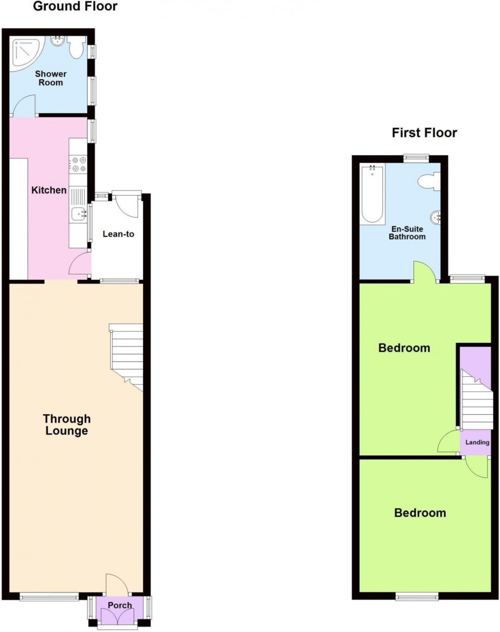 Floorplan for Rushall, Walsall, West Midlands