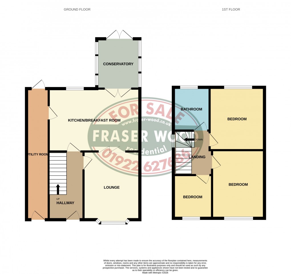 Floorplan for Aldridge, Walsall, West Midlands