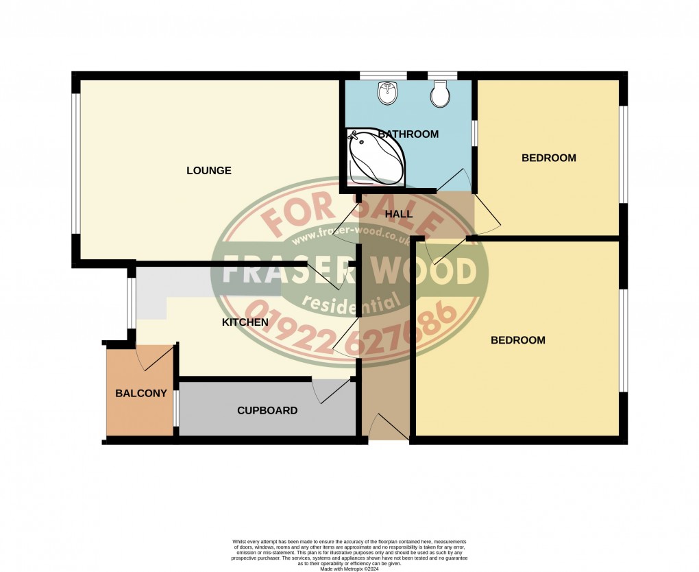Floorplan for Slaney Road, Walsall, West Midlands