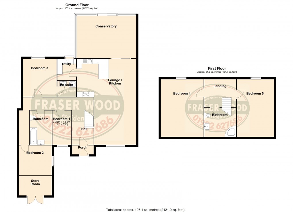 Floorplan for Fernleigh Road, Walsall, West Midlands