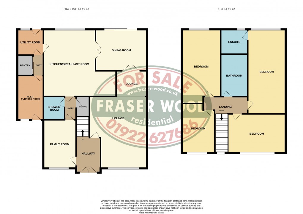 Floorplan for Raven Road, Walsall, West Midlands