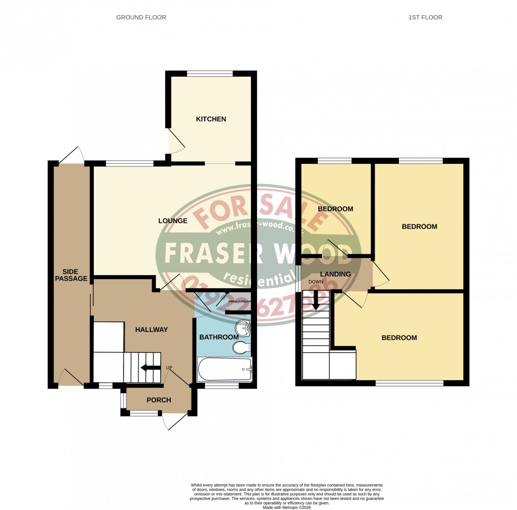 Floorplan for Pelsall, Walsall, West Midlands
