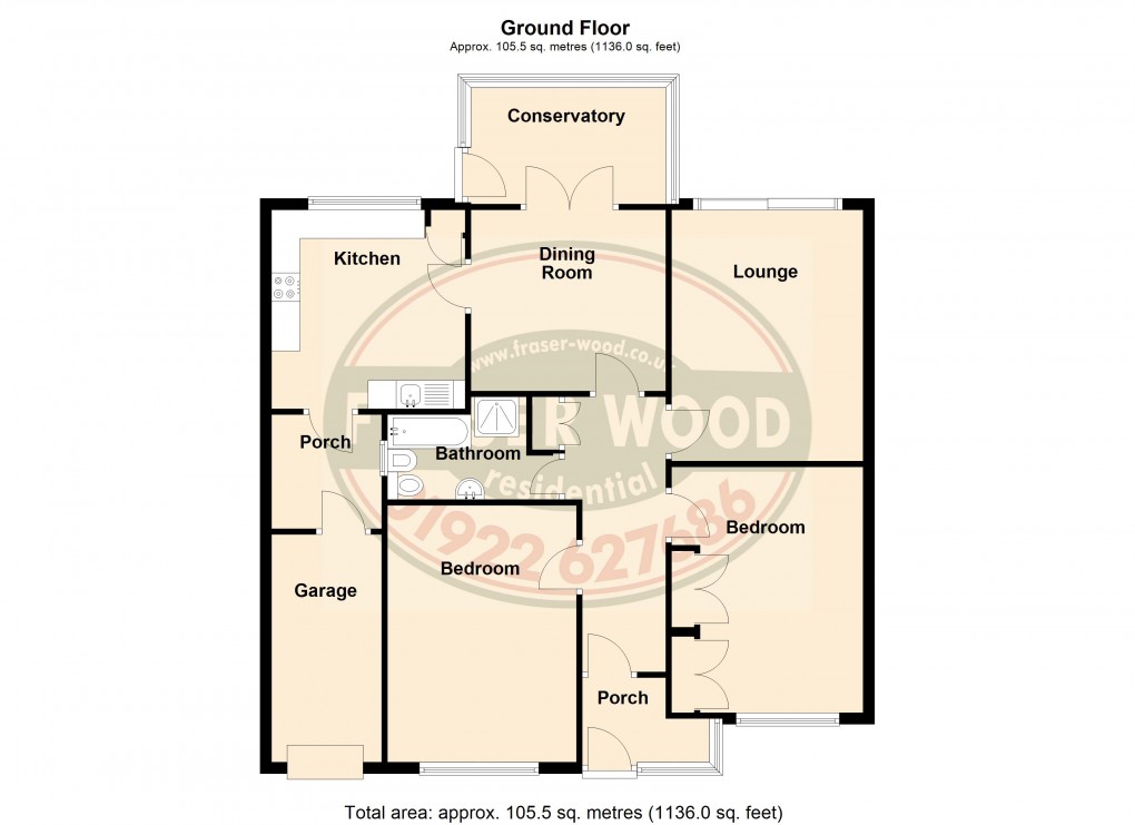 Floorplan for Aldridge, Walsall, West Midlands