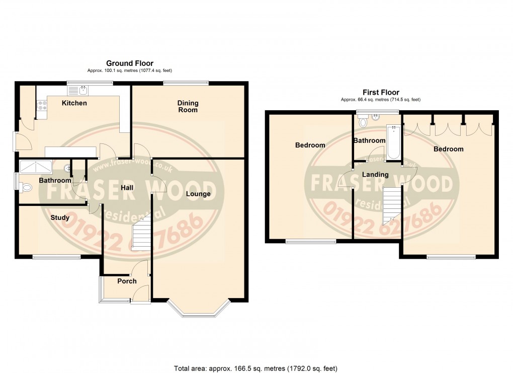 Floorplan for Gloucester Road, Walsall, West Midlands
