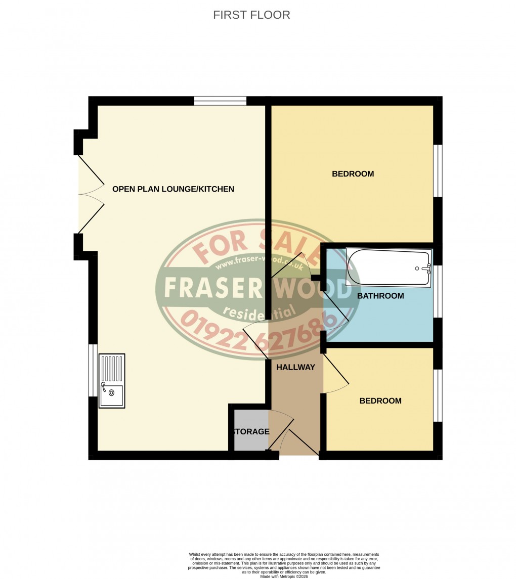 Floorplan for Tasker Street, Walsall, West Midlands