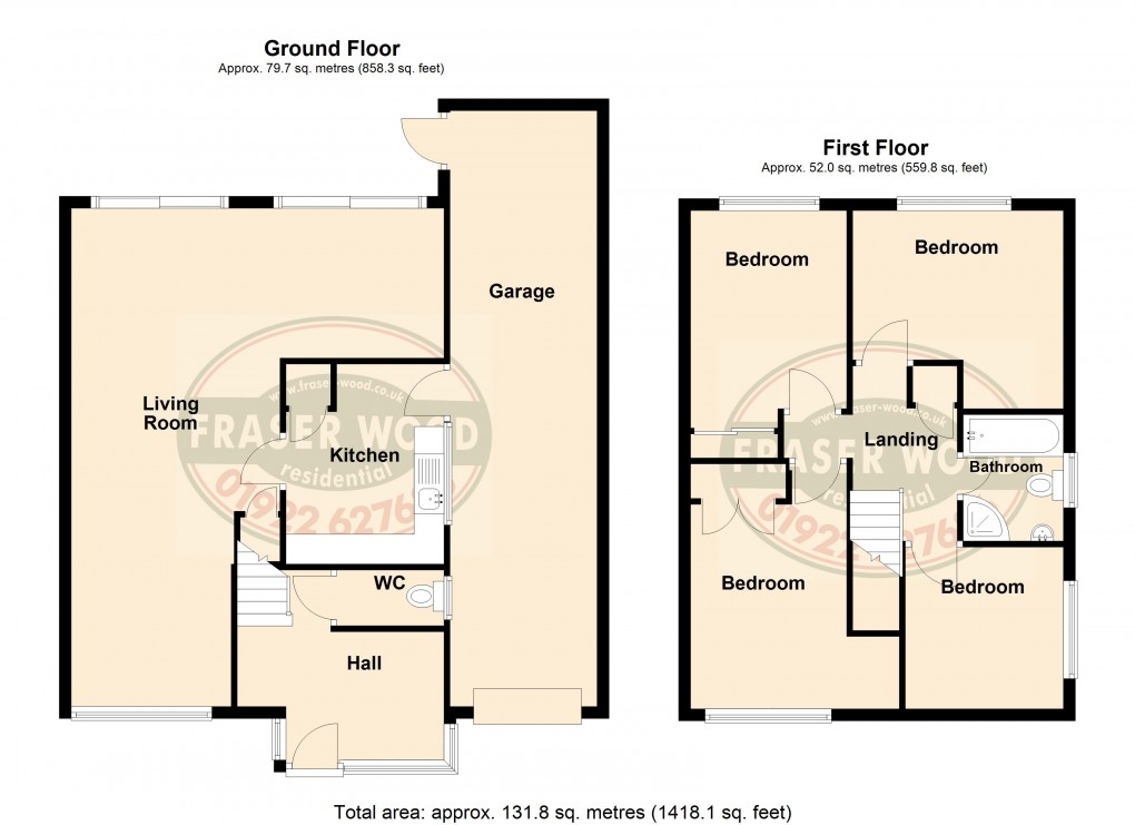 Floorplan for Raven Road, Walsall, West Midlands