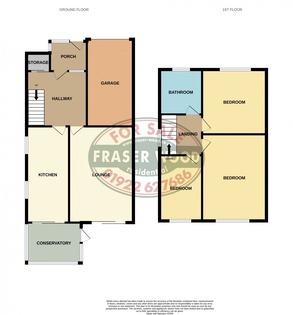 Floorplan for Burnside Gardens, Walsall, West Midlands