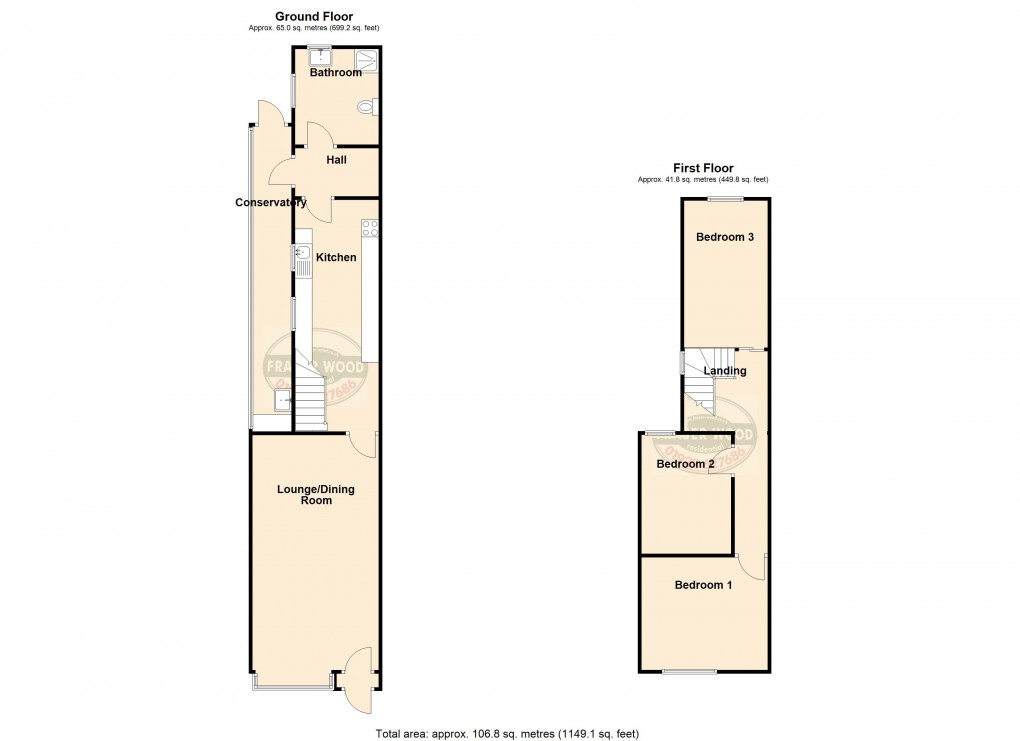 Floorplan for Tong Street, Walsall, West Midlands