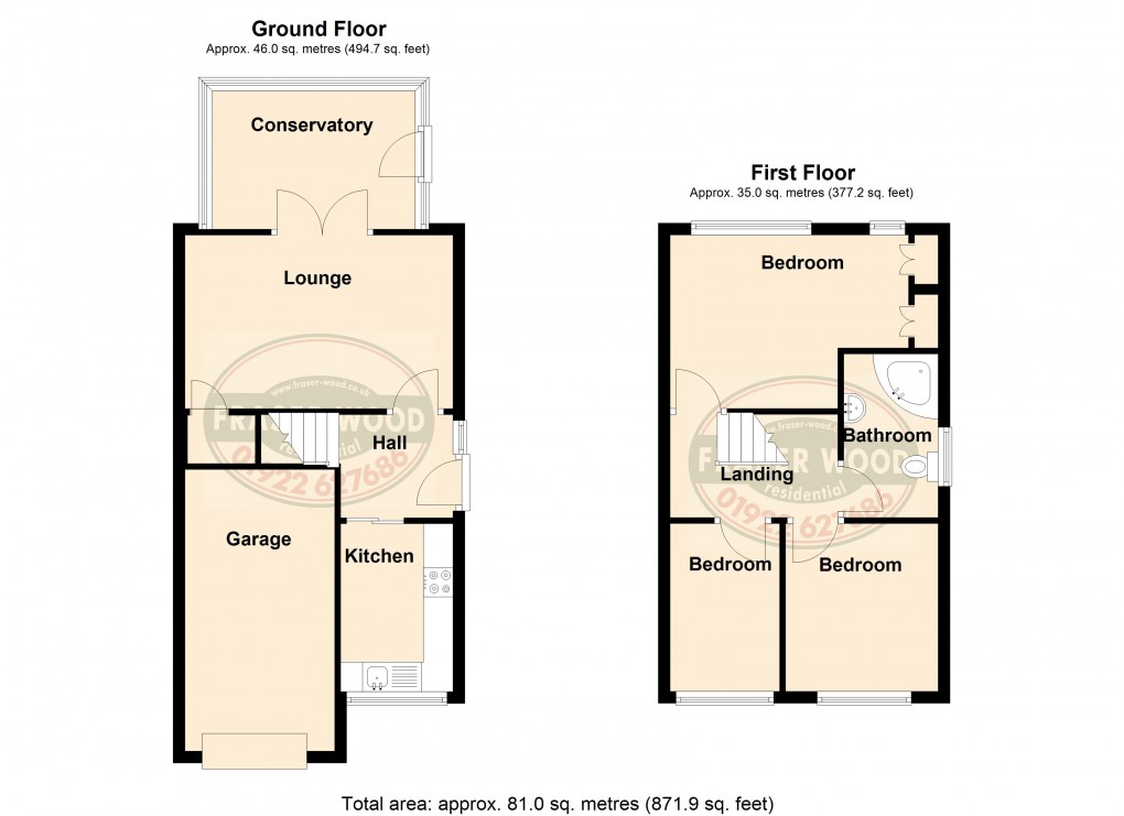 Floorplan for Greadier Street, Willenhall, West Midlands