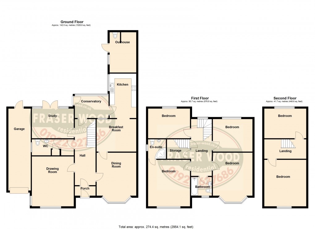 Floorplan for Park Road, Walsall, West Midlands
