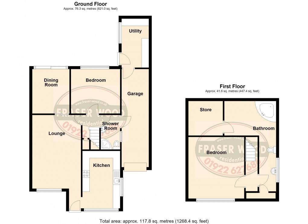 Floorplan for Pelsall, Walsall, West Midlands