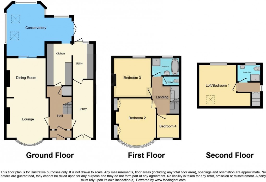 Floorplan for Charlemont Avenue, West Bromwich, West Midlands