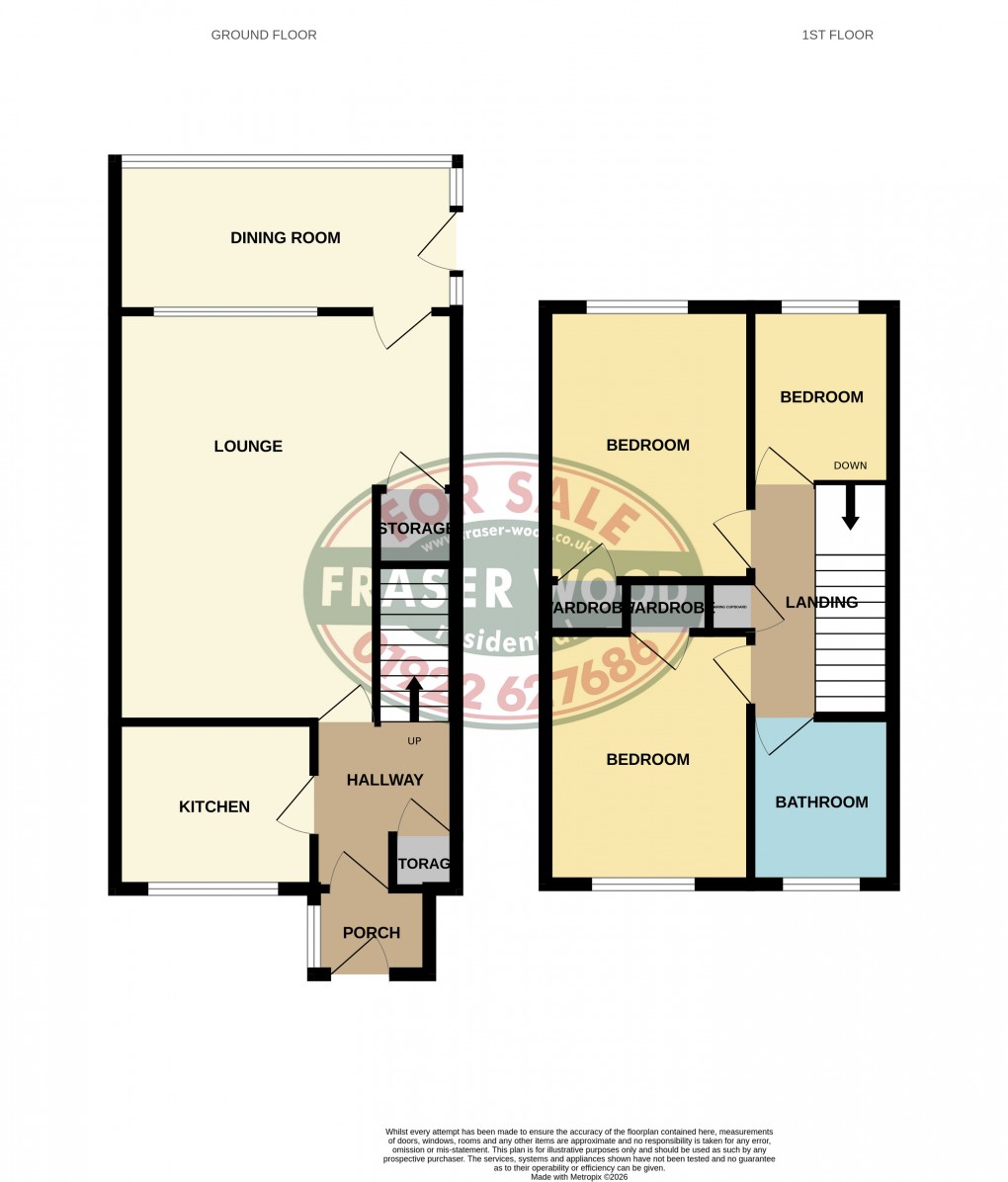 Floorplan for Emery Close, Walsall, West Midlands